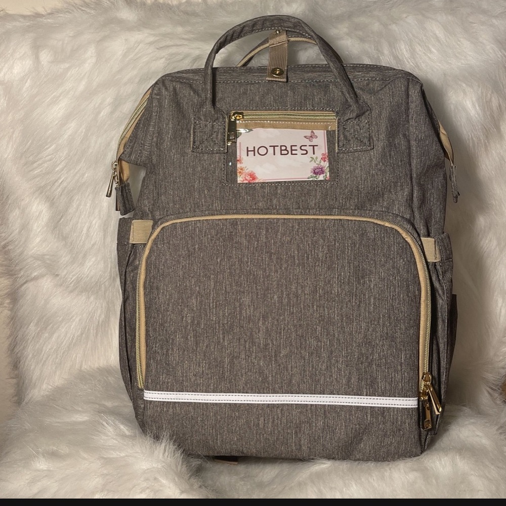 Hotbest 3-in-1 diaper bag and changing mat